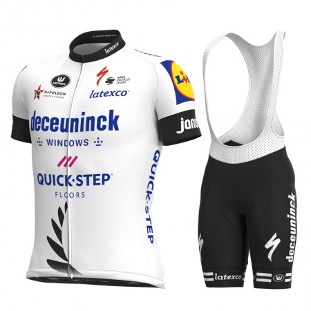 Tenue Maillot + Cuissard à Bretelles 2021 Deceuninck-Quick-Step N006